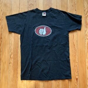 Vintage Barenaked Ladies y2k thumbs up 2001 tour tee shirt size medium black